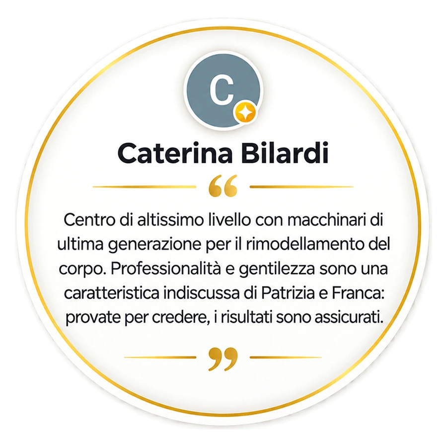 Recensione Google di Caterina Bilardi